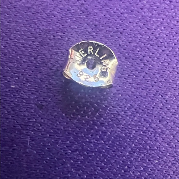 Intricate Sterling Silver 925 Hoop Earrings - Picture 4 of 4